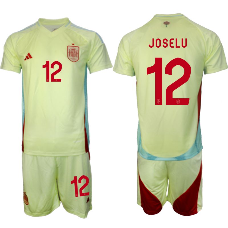 Men 2024-2025 Season Spain away green #12 Soccer Jersey